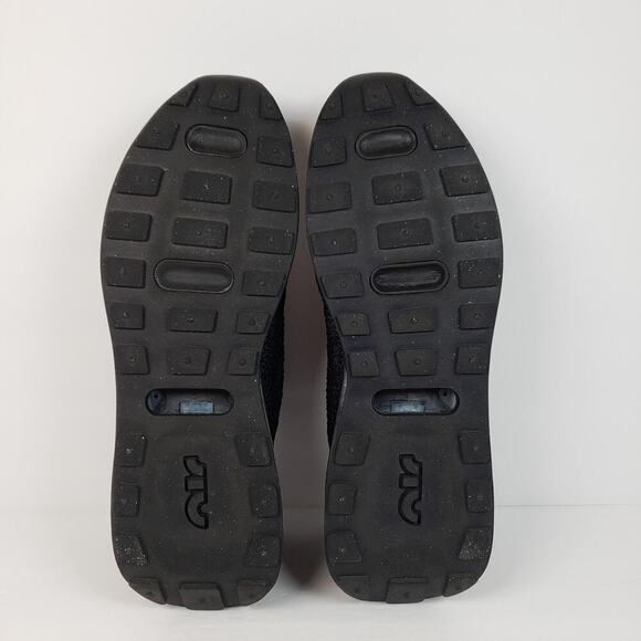 Nike Air Max Flyknit Racer Mens Size 13 Triple Black Running Sneaker Shoes main image 9